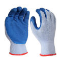 Construction 10g Grey Polycotton Knit Blue ride Latex Palme enduit de jardinage Gants